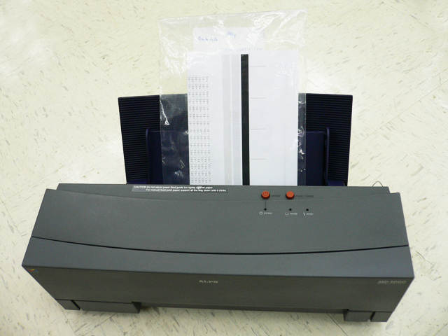 Refurnbished ALPS MD-1000 MD 1000 Thermal Water Decal Sticker Printer