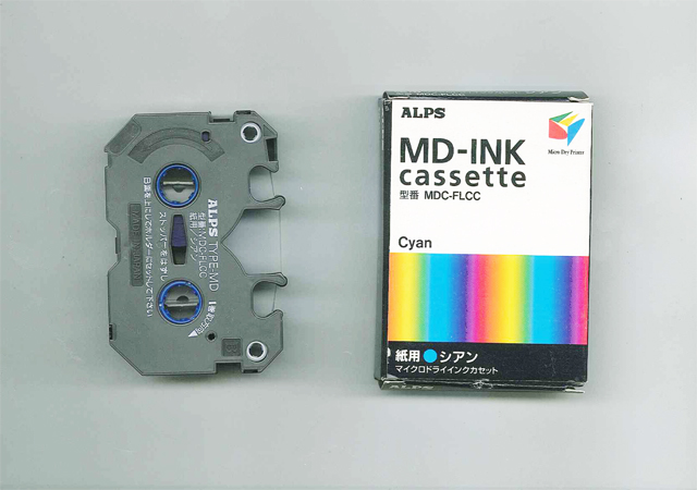 MDC-FLCC Alps Cyan MicroDry (MD) Ink Cartridge  MDC-FLCC