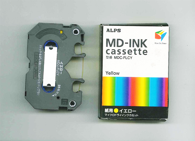 MDC-FLCY Alps Yellow MicroDry (MD) Ink Cartridge
