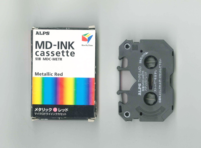 MDC-METR Alps Metallic Red MicroDry (MD) Ink Cartridge for MD 5500 5000 1300 1000 Printer 106035