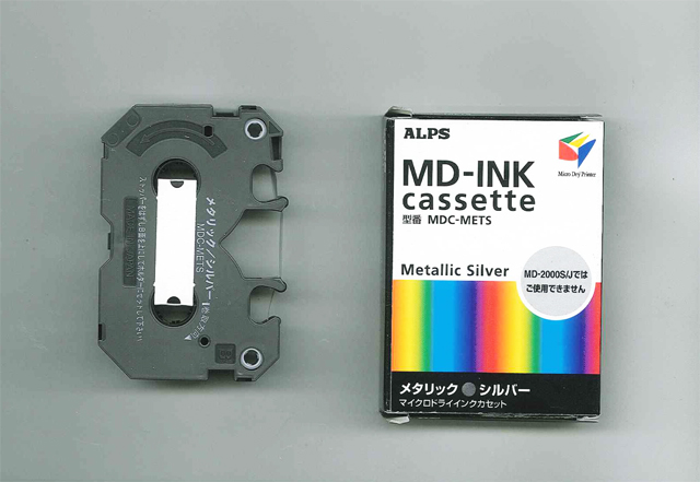 MDC-METS Alps Metallic Silver MicroDry (MD) Ink Cartridge