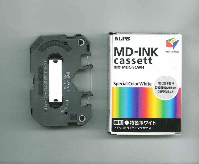 MDC-SCWH Alps White MicroDry (MD) Ink Cartridge
